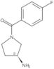 [(3S)-3-Amino-1-pyrrolidinyl](4-fluorophenyl)methanone