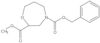 2-Methyl 4-(phenylmethyl) tetrahydro-1,4-oxazepine-2,4(5H)-dicarboxylate