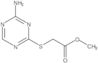 Methyl 2-[(4-amino-1,3,5-triazin-2-yl)thio]acetate