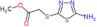 Methyl 2-[(5-amino-1,3,4-thiadiazol-2-yl)thio]acetate