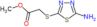 methyl [(5-amino-1,3,4-thiadiazol-2-yl)sulfanyl]acetate