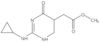 Metil 2-(ciclopropilamino)-3,4,5,6-tetrahidro-4-oxo-5-pirimidinaacetato