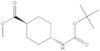 4-tert-Butoxycarbonylamino-cyclohexanecarboxylic acid methyl ester