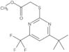 Methyl 2-[[4-(1,1-dimethylethyl)-6-(trifluoromethyl)-2-pyrimidinyl]thio]acetate
