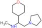 N-methyl-2-pyrrolidin-1-yl-1-tetrahydropyran-4-yl-ethanamine