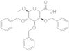 Methyl 2,3,4-tris-O-(phenylmethyl)-beta-D-glucopyranosiduronic acid