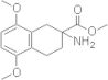 Methyl 2-amino-5,8-dimethoxy-1,2,3,4-tetrahydronaphthalene-2-carboxylate