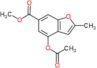 methyl 4-acetoxy-2-methyl-benzofuran-6-carboxylate