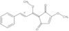 4-Metoxi-2-[(2E)-1-metoxi-3-fenil-2-propen-1-ilideno]-4-ciclopenteno-1,3-diona