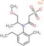 sodium 2-[(2-ethyl-6-methylphenyl)(2-methoxy-1-methylethyl)amino]-2-oxoethanesulfonate