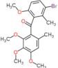 (3-bromo-6-methoxy-2-methylphenyl)(2,3,4-trimethoxy-6-methylphenyl)methanone