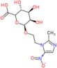 (3R,4R,5R,6S)-3,4,5-trihydroxy-6-[2-(2-methyl-5-nitro-imidazol-1-yl)ethoxy]tetrahydropyran-2-carbo…