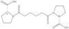 1-[6-[2(R)-Carboxy-1-pyrrolidinyl]-6-oxohexanoyl]pyrrolidine- (2R)-carboxylic acid