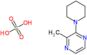 Pyrazine, 2-methyl-3-(1-piperidinyl)-, sulfate (1:1)