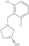 (3S)-1-[(2-Chloro-6-fluorophenyl)methyl]-3-pyrrolidinol