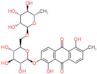 1,5-dihydroxy-6-methyl-9,10-dioxo-9,10-dihydroanthracen-2-yl 6-O-(6-deoxy-alpha-L-mannopyranosyl)-beta-D-glucopyranoside