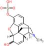 (5alpha)-6-hydroxy-17-methyl-7,8-didehydro-4,5-epoxymorphinan-3-yl hydrogen sulfate