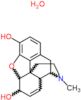 17-methyl-7,8-didehydro-4,5-epoxymorphinan-3,6-diol hydrate (1:1)