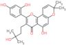 2-(2,4-Dihydroxyphenyl)-5-hydroxy-3-(3-hydroxy-3-methylbutyl)-8,8-dimethyl-4H,8H-benzo[1,2-b:3,4-b…