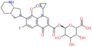 (3R,6R)-6-[7-[(4aS,7aS)-1,2,3,4,4a,5,7,7a-octahydropyrrolo[3,4-b]pyridin-6-yl]-1-cyclopropyl-6-fluoro-8-methoxy-4-oxo-quinoline-3-carbonyl]oxy-3,4,5-trihydroxy-tetrahydropyran-2-carboxylic acid