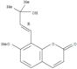 2H-1-Benzopyran-2-one,8-[(1E)-3-hydroxy-3-methyl-1-buten-1-yl]-7-methoxy-