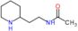 N-(2-piperidin-2-ylethyl)acetamide