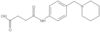 4-Oxo-4-[[4-(1-piperidinylmethyl)phenyl]amino]butanoic acid