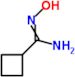 N'-hydroxycyclobutanecarboximidamide