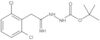 1,1-Dimethylethyl 2-[2-(2,6-dichlorophenyl)-1-iminoethyl]hydrazinecarboxylate