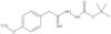 1,1-Dimethylethyl 2-[1-imino-2-(4-methoxyphenyl)ethyl]hydrazinecarboxylate