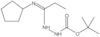 1,1-Dimethylethyl 2-[1-(cyclopentylimino)propyl]hydrazinecarboxylate