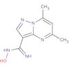 Pyrazolo[1,5-a]pyrimidine-3-carboximidamide, N-hydroxy-5,7-dimethyl-