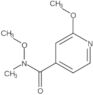 N,2-Dimethoxy-N-methyl-4-pyridinecarboxamide
