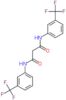 N,N'-bis[3-(trifluoromethyl)phenyl]propanediamide