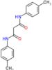 N1,N3-Bis(4-methylphenyl)propanediamide