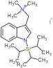 trimethyl-[(1-triisopropylsilylindol-3-yl)methyl]ammonium iodide