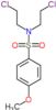 N,N-bis(2-chloroethyl)-4-methoxybenzenesulfonamide