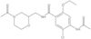 4-(Acetylamino)-N-[(4-acetyl-2-morpholinyl)methyl]-5-chloro-2-ethoxybenzamide