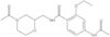 4-(Acetylamino)-N-[(4-acetyl-2-morpholinyl)methyl]-2-ethoxybenzamide