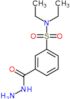 Benzoic acid, 3-[(diethylamino)sulfonyl]-, hydrazide