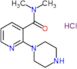 N,N-dimethyl-2-piperazin-1-yl-pyridine-3-carboxamide hydrochloride