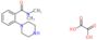 N,N-dimethyl-2-piperazin-1-yl-benzamide; oxalic acid