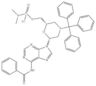 N,N-Dimethylphosphoramidochloridic acid [(2S,6R)-6-[6-(benzoylamino)-9H-purin-9-yl]-4-(triphenyl...