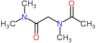 N~2~-acetyl-N,N,N~2~-trimethylglycinamide