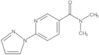 N,N-Dimethyl-6-(1H-pyrazol-1-yl)-3-pyridinecarboxamide