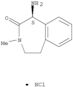 2H-3-Benzazepin-2-one,1-amino-1,3,4,5-tetrahydro-3-methyl-, hydrochloride (1:1), (1S)-