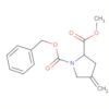 1,2-Pyrrolidinedicarboxylic acid, 4-methylene-, 2-methyl1-(phenylmethyl) ester, (2S)-