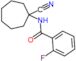 N-(1-cyanocycloheptyl)-2-fluoro-benzamide