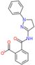 2-[(1-phenyl-4,5-dihydro-1H-pyrazol-3-yl)carbamoyl]benzoate