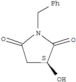2,5-Pyrrolidinedione,3-hydroxy-1-(phenylmethyl)-, (3S)-